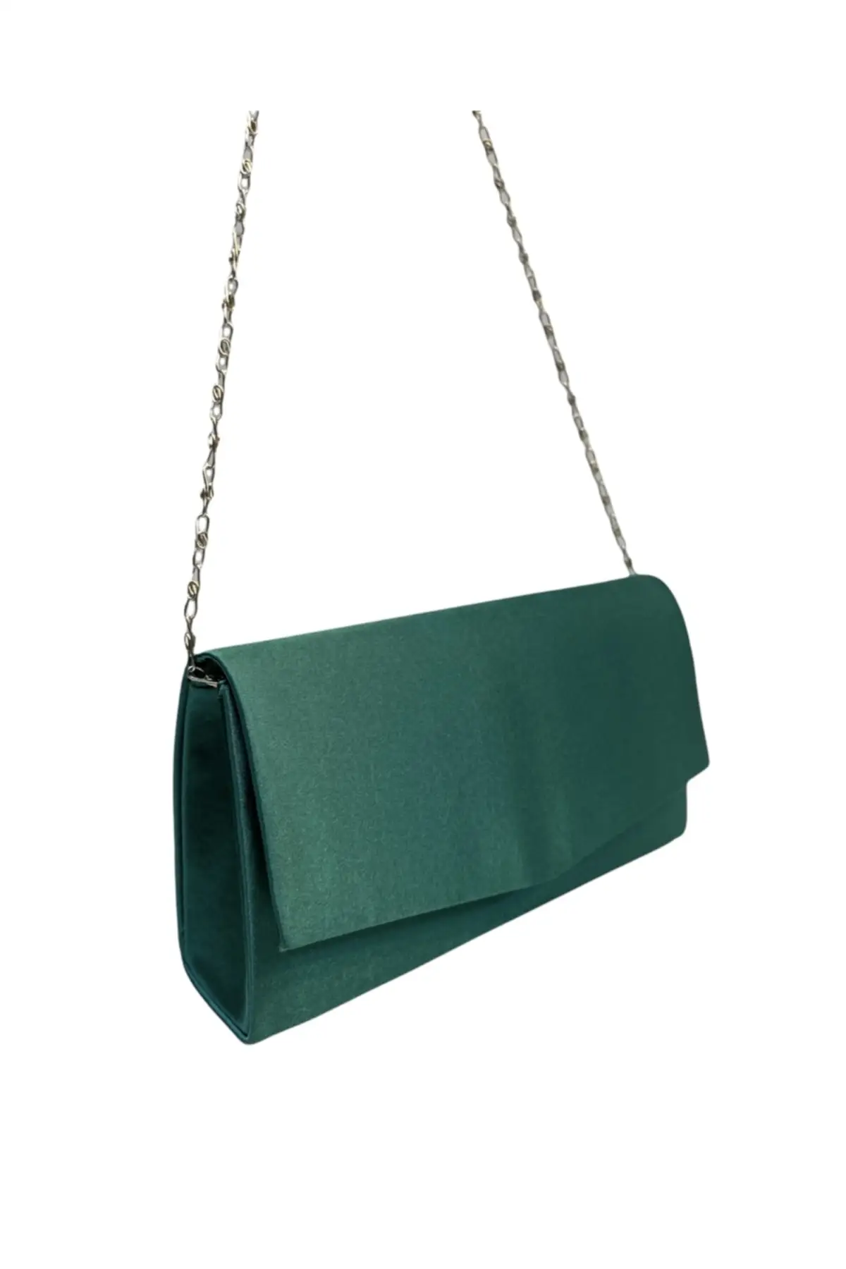 

Женская вечерняя сумка, зеленые атласные клатчи с цепочкой, сумка на плечо, дамские сумочки, вечерняя сумка для свадебной вечеринки