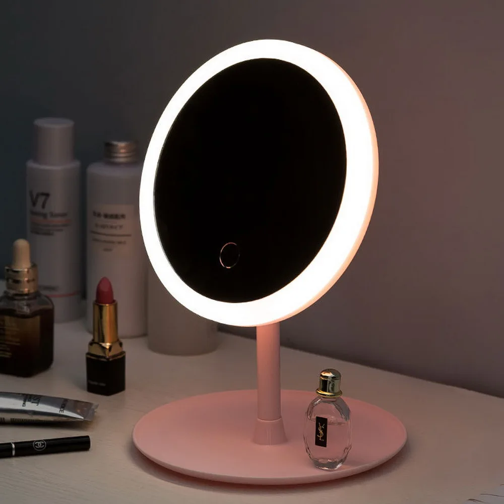

Makeup backlit mirror light With Natural White LED Daylight vanity mirror Detachable/Storage make up mirror with lights compact