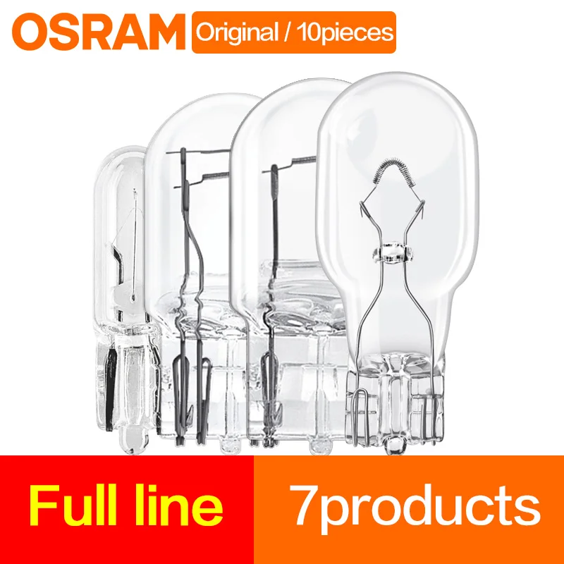 

Car Signal Lamp Tail Side Light Glass Halogen Bulbs T10 T20 OSRAM W5W2825 12961 T5 W1.2W W21/5W WY16W P27/7W 12066 12066