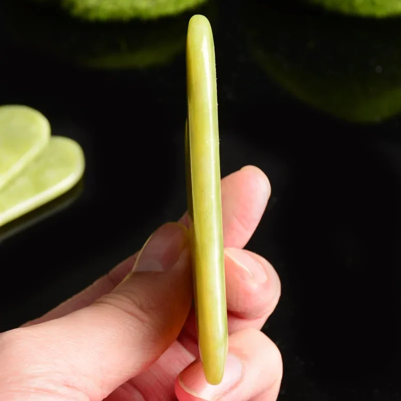 Массажная доска Jade Guasha из натурального камня Gua Sha скребок Косметический