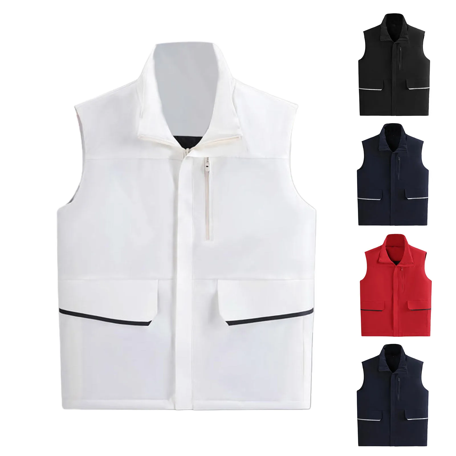 

Мужская зимняя пуховая куртка, жилет, теплый жилет