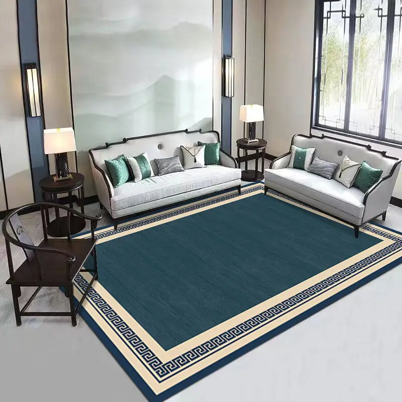 

New Chinese Carpet Living Room Sofa Coffee Table Rugs Traditional Classical Bedroom Carpets Non-slip Lounge Rug Home Decor Rugs