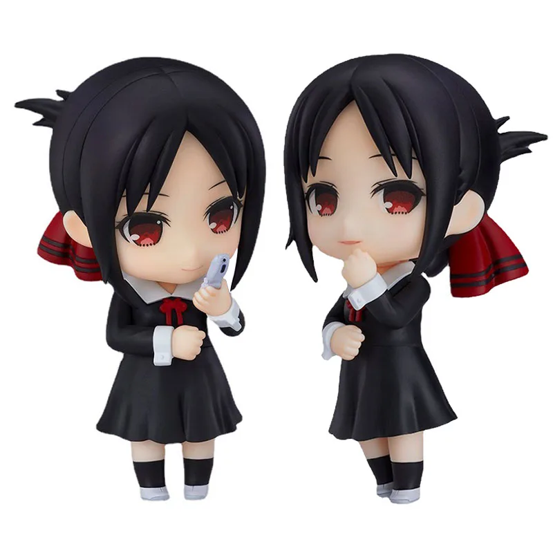 

10CM Figure Anime Q Version Shinomiya Kaguya Kaguya-Sama Love Is War Cute Stand Model Dolls Toy Gift Collect Boxed PVC