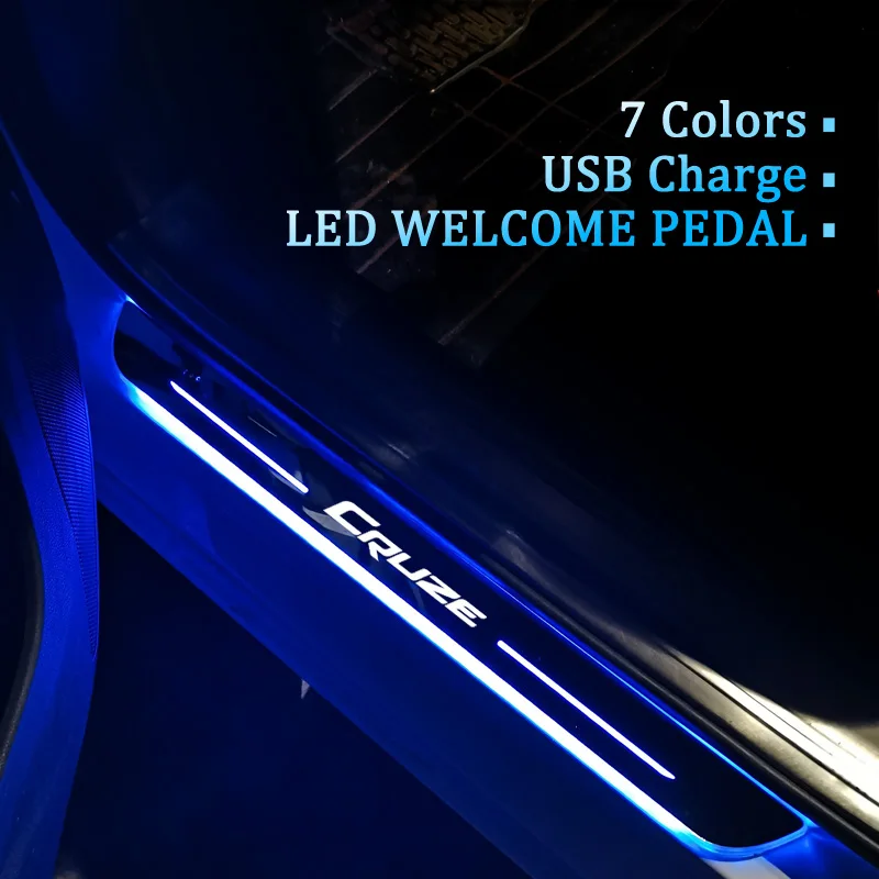 

Накладка на порог автомобиля для Chevrolet Cruze 2011-2022, USB