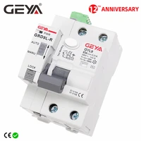 geya grd9l cd remote control residual current circuit breaker 2p 40a 63a 30ma 100ma 300ma rccb elcb rcd