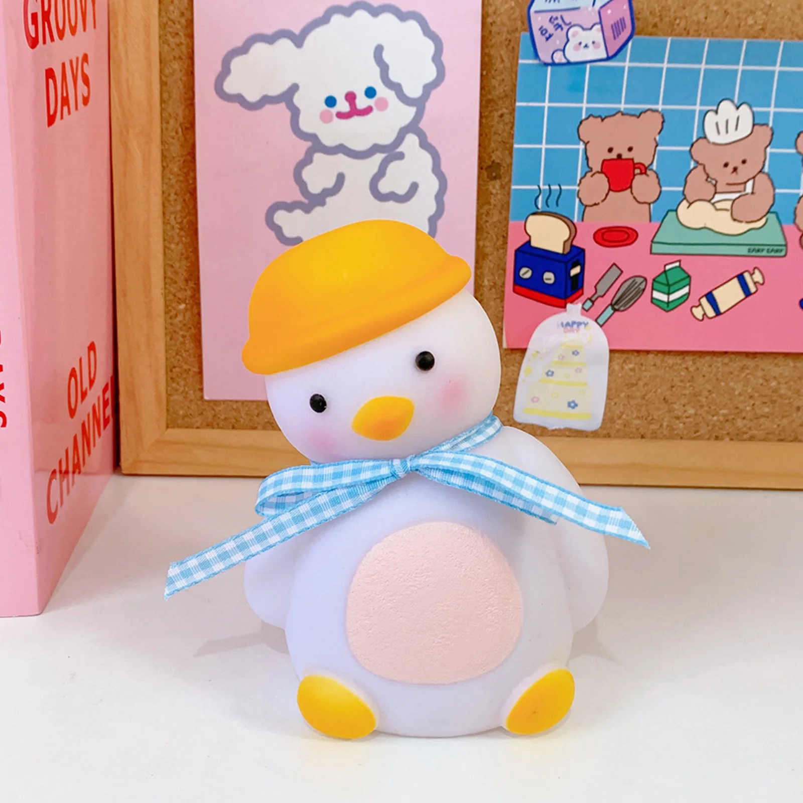 

Cute Duck Bear Atmosphere Lamps Battery Powered Baby Lamp Desktop Ornament Birthday Gift Children Bedroom Decor for Boys Girls