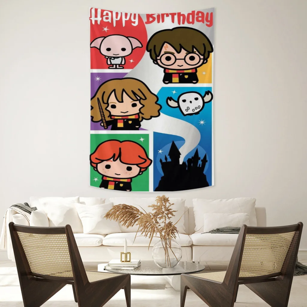 Гобелены Гарри Поттера Предметы украшения комнаты Домашний декор Спальня