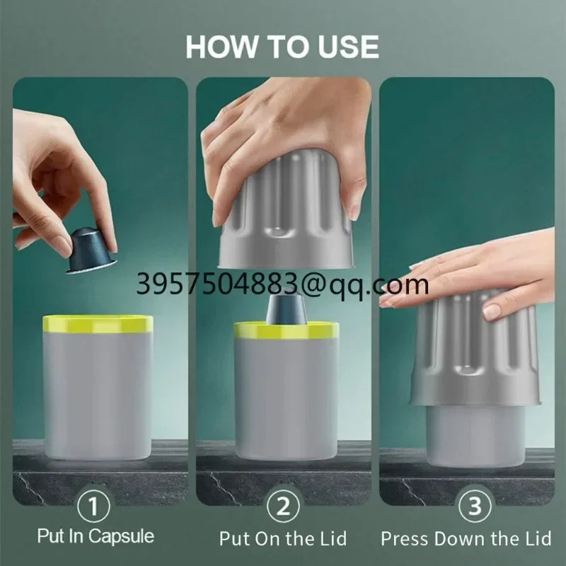 Алюминиевая коробка для рециклера кофейных капсул инструмент переработки