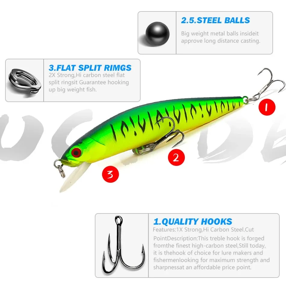 MOOKZZ 140 мм 25 7 г Лучшие жесткие рыболовные приманки гольян качественные воблеры