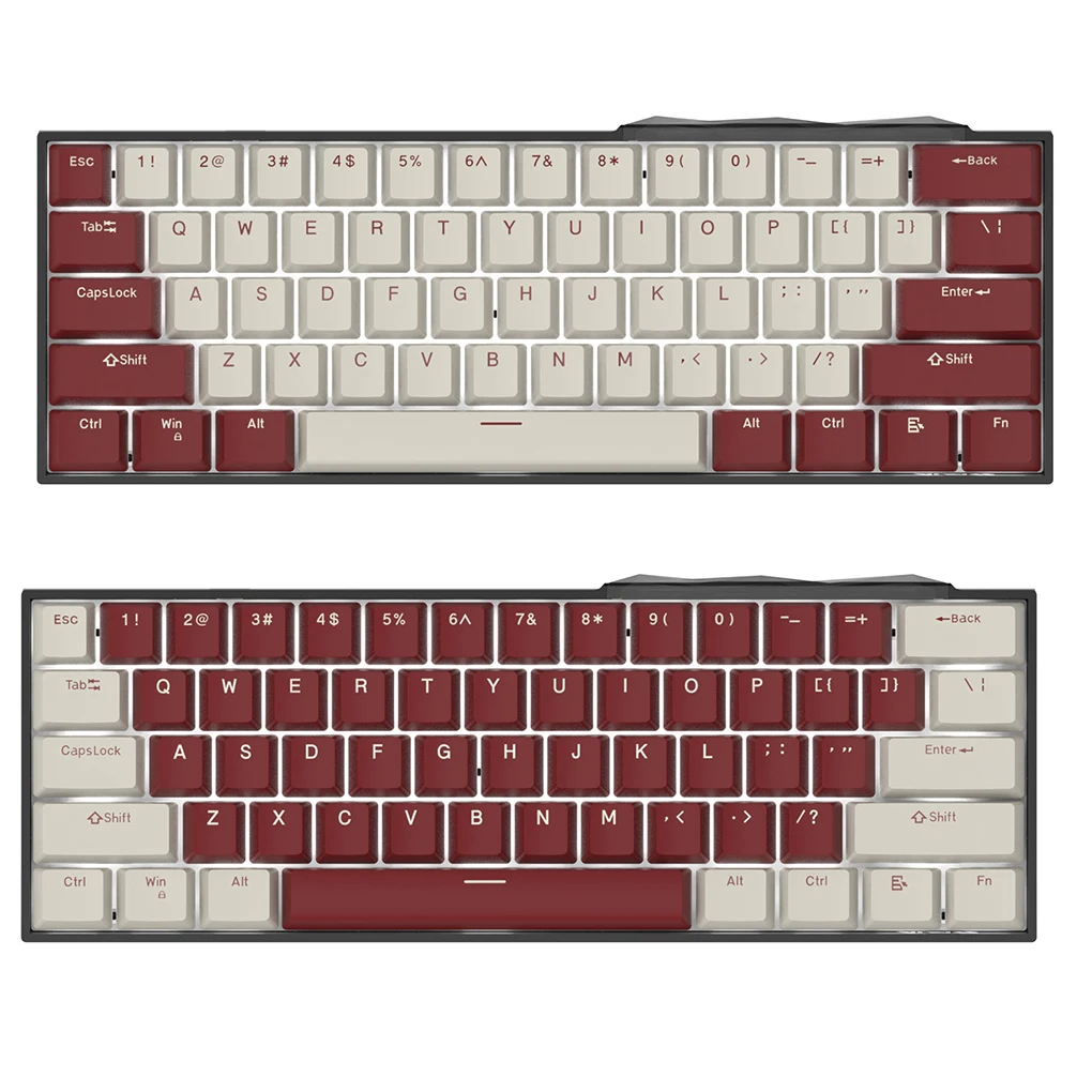 

Клавиатура с тремя режимами, эргономичная профессиональная Механическая практичная запасная клавиатура для рабочего стола Ajazz K610T