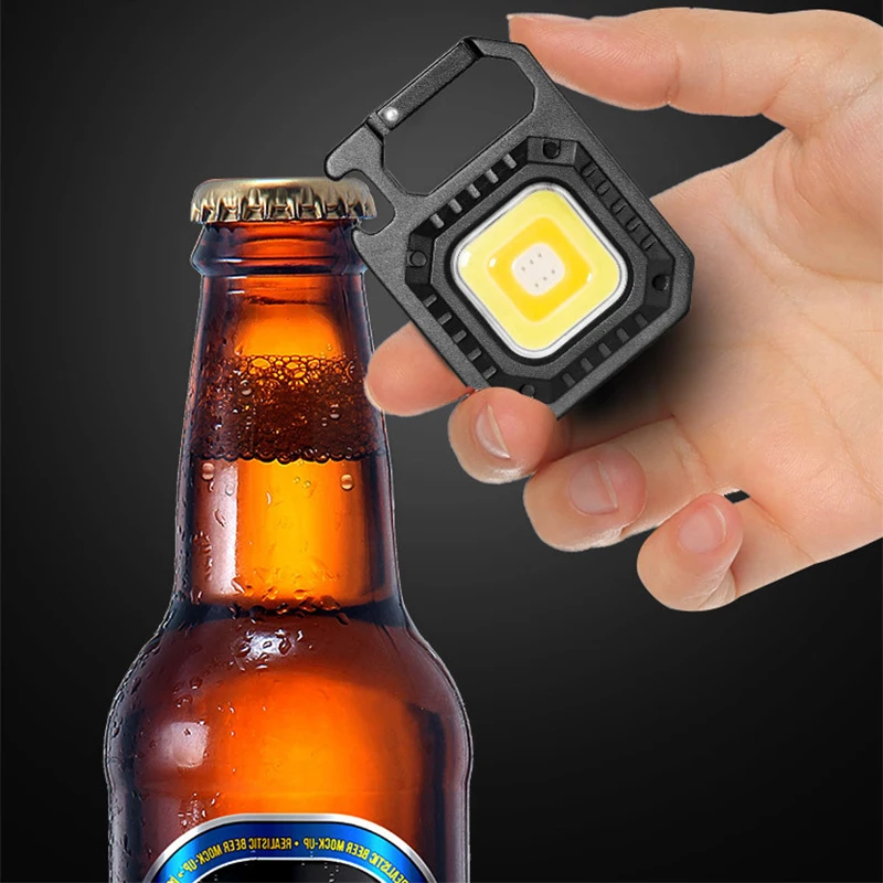 Светодиодный мини-фонарь с брелоком Nitecore функцией самозащиты штопор зарядка