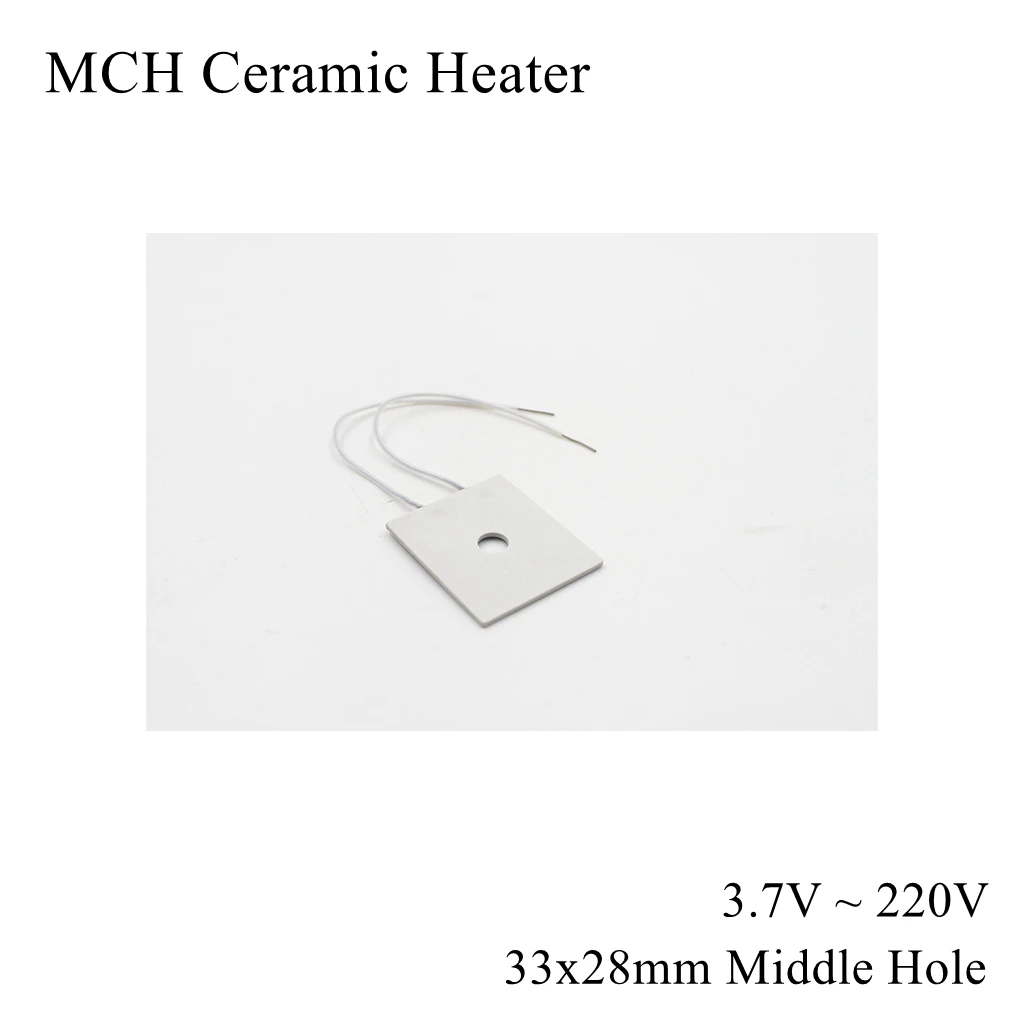 

30x7 мм 5 в 12 В 110 В 220 в MCH высокотемпературный керамический нагреватель квадратная алюминиевая электрическая нагревательная пластина лента ...