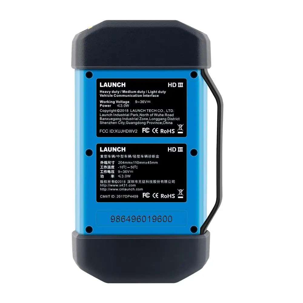 Диагностический адаптер для грузовиков X431 HD III Heavy Duty 3 0 поддержка 24 В тяжелых