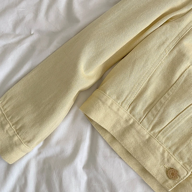 Новая женская джинсовая куртка модные однотонные универсальные шорты топ