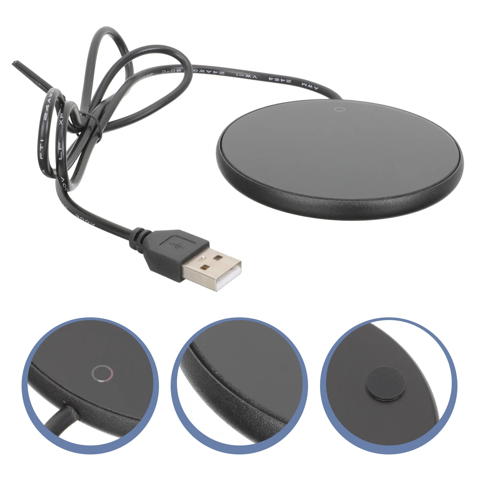 

Warmer Mug Coffee Cup Coaster Heating Usb Desk Plate Heaterelectric Pad Beverage Cordless Pads Desktopwarmers Tea Carmat Cocoa