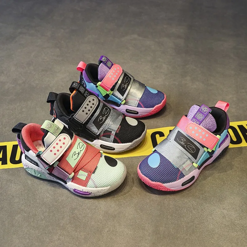 Boys Men Basketball Shoes 2022 New Brand Kids Sneakers Outdoor Big Kids Non-slip Sports Shoes Footwear Shoes Basket Sport