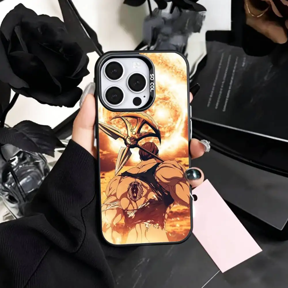 Фото Чехол для телефона «S-Seven Deadly S-Sins» для iPhone 17, 16, 15, 14, 13, 12, 11 Plus, Pro Max, цветной, с серебряным покрытием внутри №4