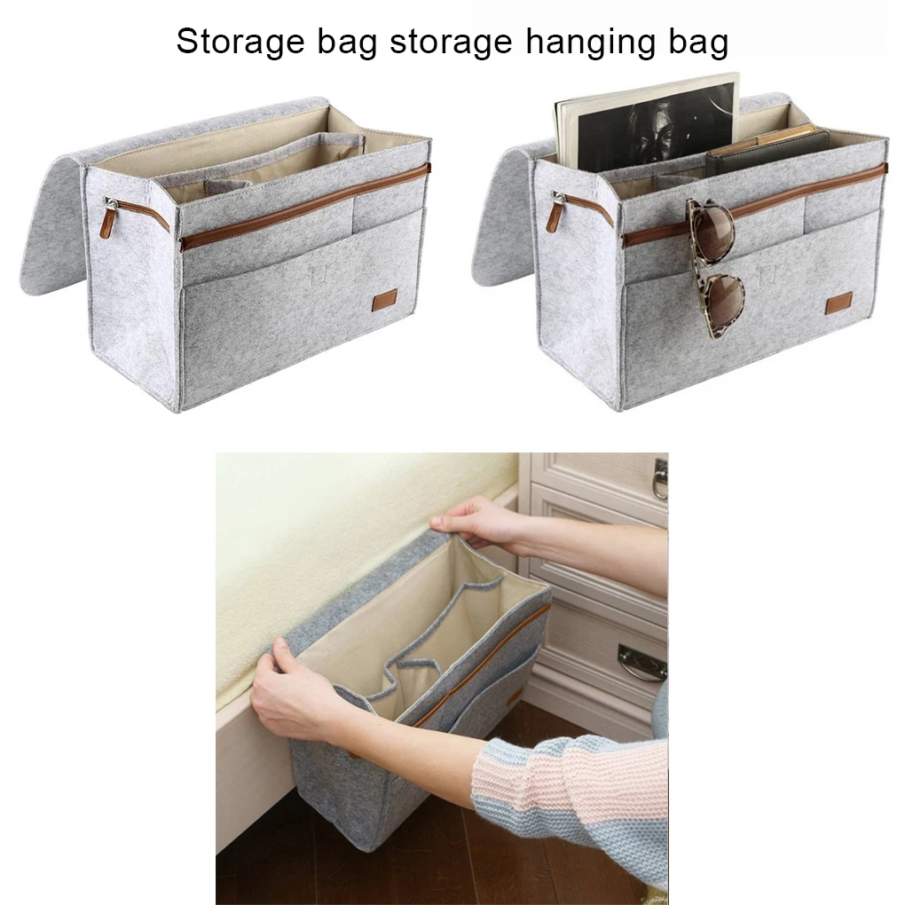 

Bedside Organizer Large Capacity Storage Bag Phone Pack Accessory