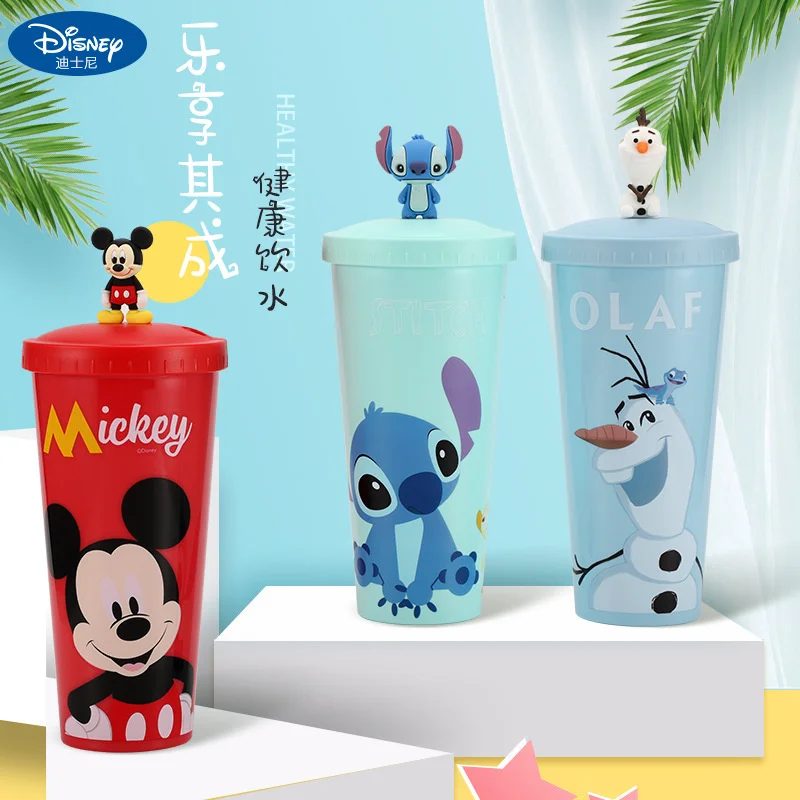 Детская чашка Disney в стиле Сиппи мультяшная Микки Маус Стич Олаф кукла для