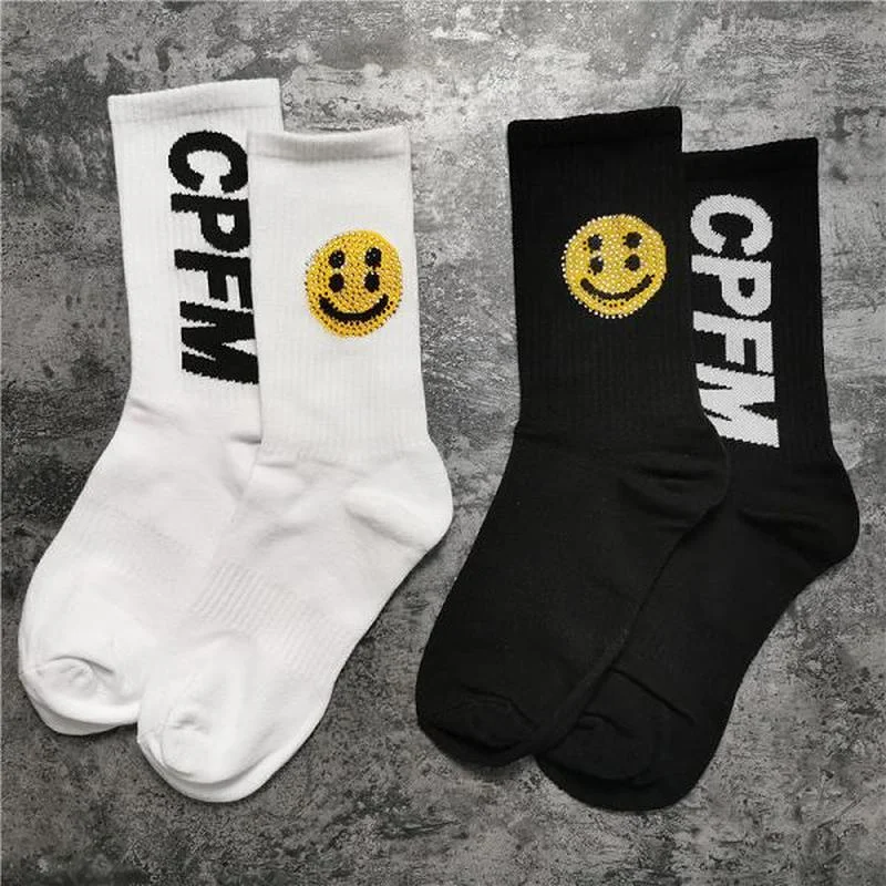 

22SS высококачественные мужские и женские носки CPFM.XYZ из 100% хлопка CPFM модные всесезонные носки Mon Compte