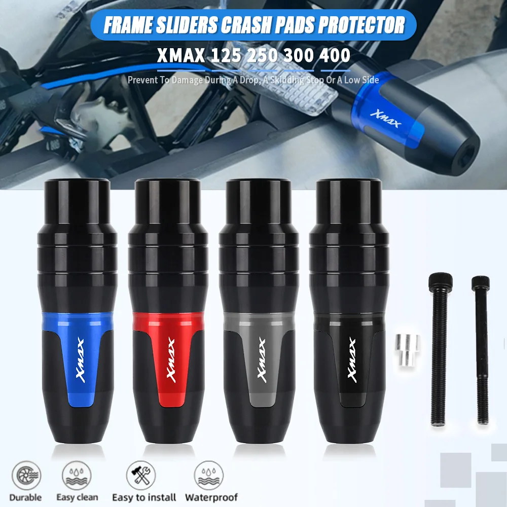

For YAMAHA XMAX 125 250 300 400 XMAX250 XMAX300 XMAX400 Motorbike Accessories Exhaust Frame Sliders Crash Pads Falling Protector