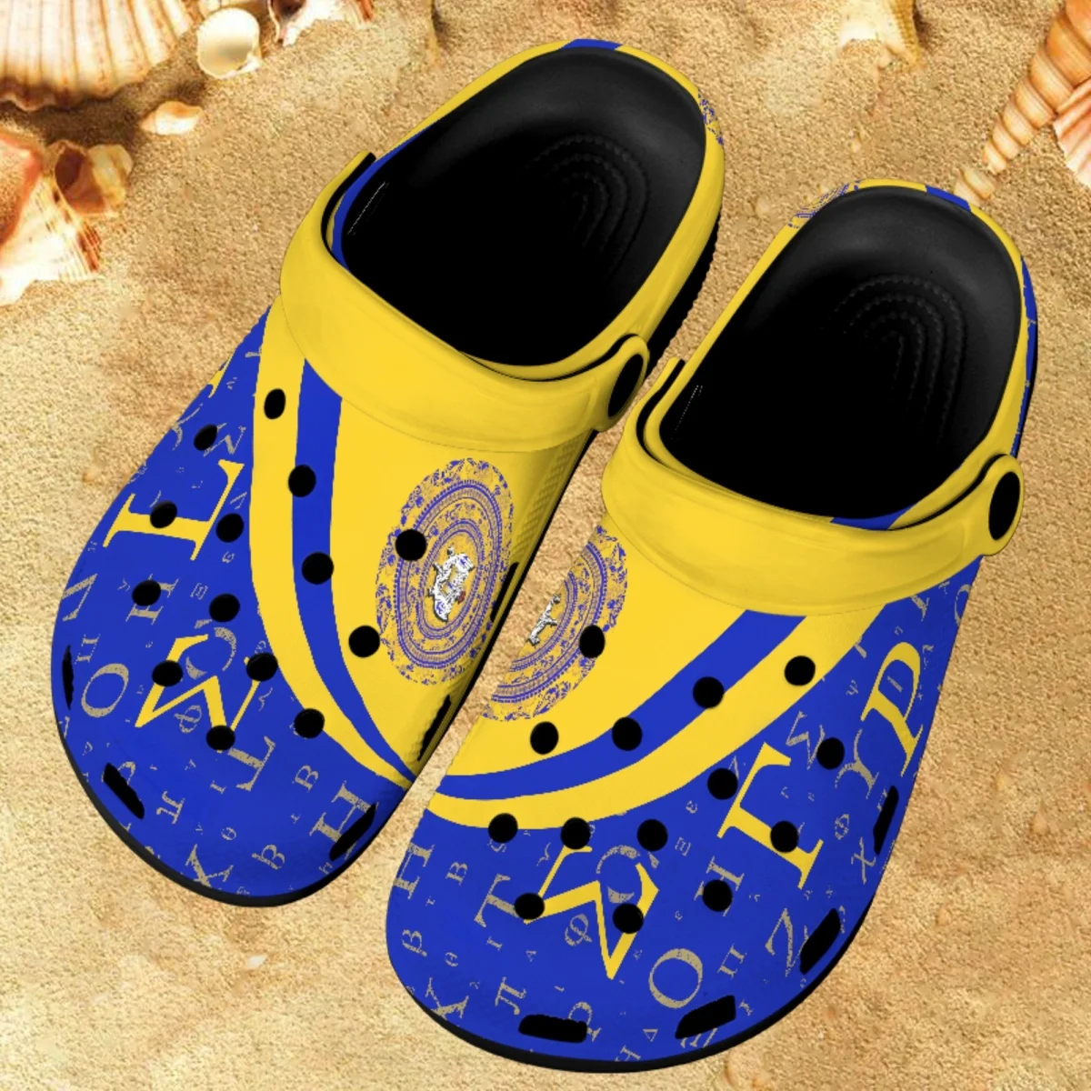 

Sigma Gamma Rho Sorority Gift Slides Summer Beach Wading Sandals Female Breathable Couple Indoor Slippers Women Casual Walking