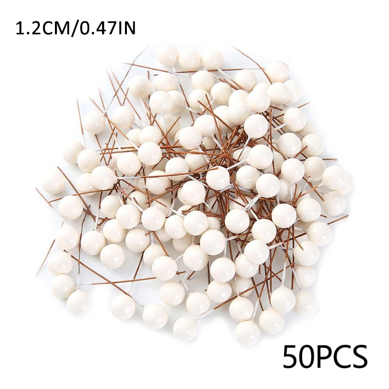 50 шт. мини-пластик имитация ягод искусственная красная вишня фрукты свадебный