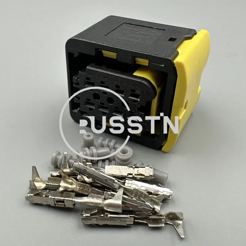 

1 комплект, 8-контактный электрический разъем Tyco TE серии HDSCS, автоматический водонепроницаемый кабельный разъем, переменный ток в сборе 1- 1418479 -1 1- 1564416 -1