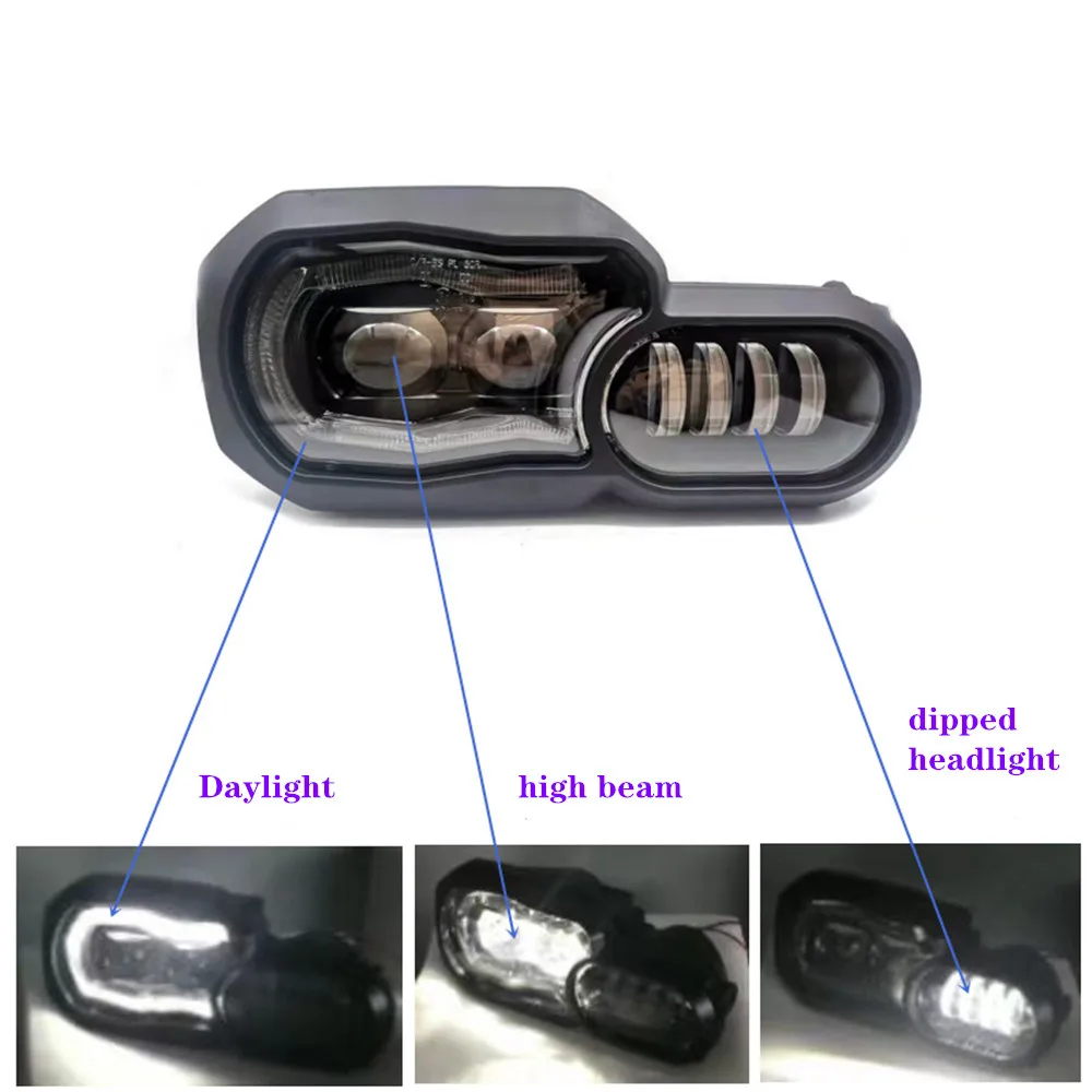 

Headlights for BMW F650GS F700GS F800GS ADV F800R 2006-2018 Motorcycle Lights Complete LED Headlights Assembly