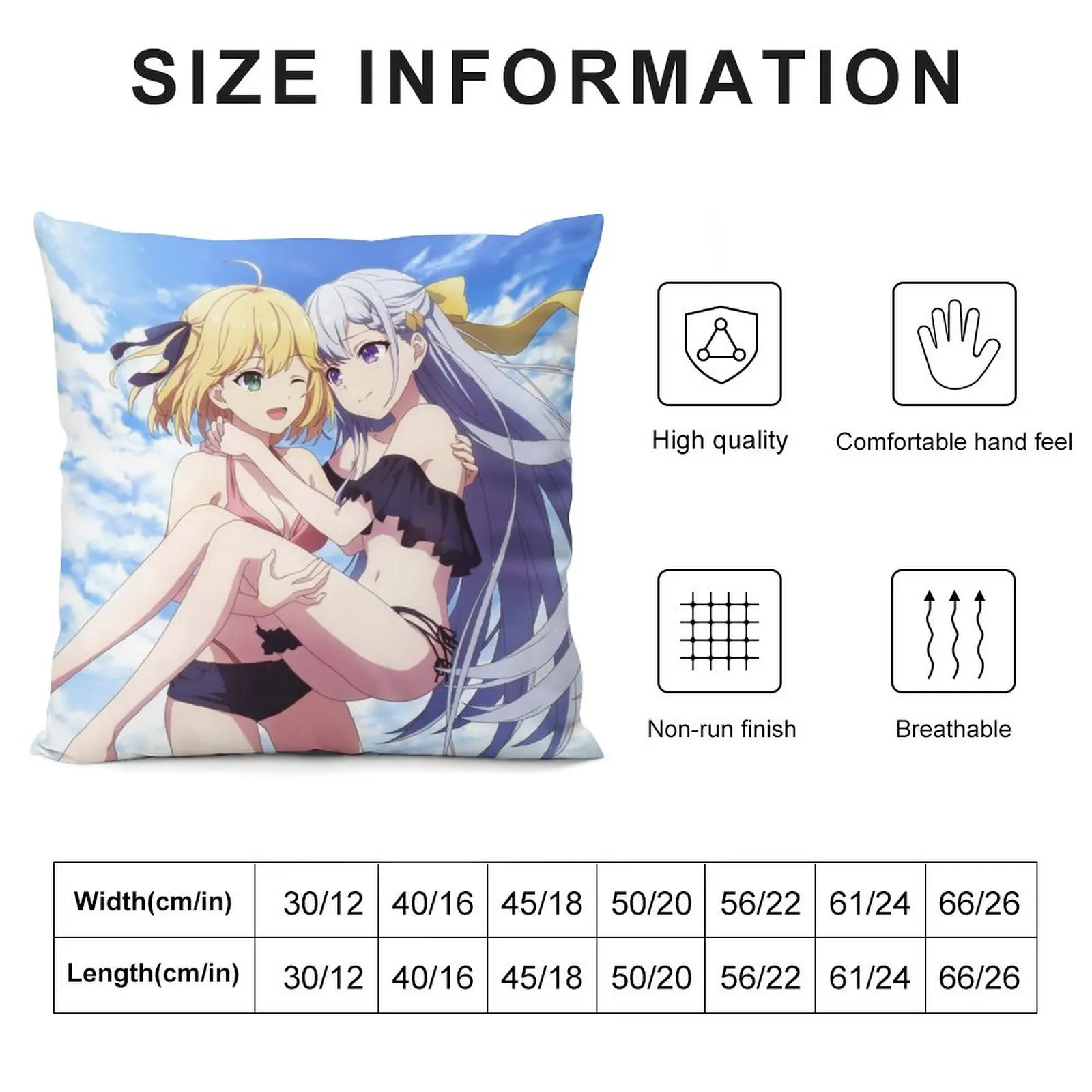 Tensei Oujo to Tensai Reijou no Mahou Kakumei Роскошная декоративная подушка для диванной подушки