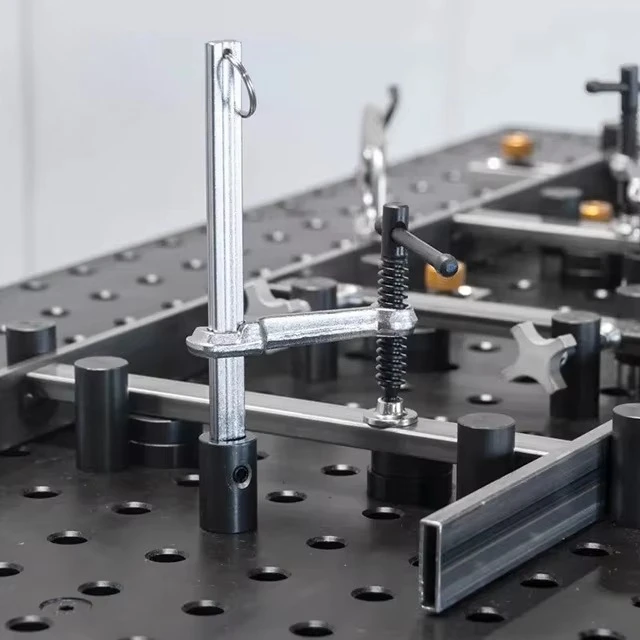 Фото Сертифицированная CE TKweld 3D стальная платформа 2000*1000*200 мм чугунный сварочный стол с зажимом паяльная станция нового сорта №3
