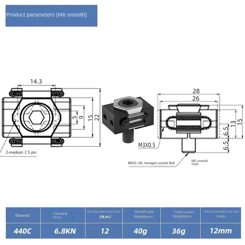 

Тиски TEBAK OKC/OKP CNC MINI OK 4 шт.