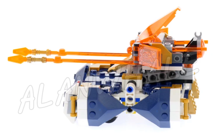 226 шт. Nexoes Knights Lance's Hover Jouster вращающиеся колеса режим соединения 10814 строительные