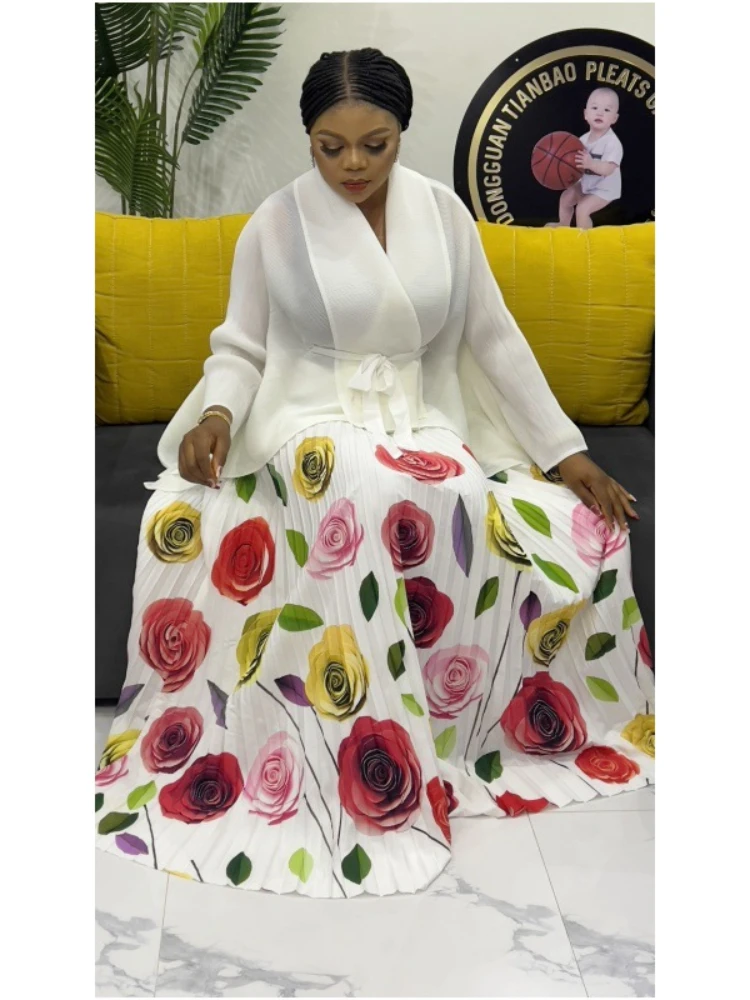 EGRM Элегантный вечерний комплект из 2 предметов женский пояс с рукавами летучая