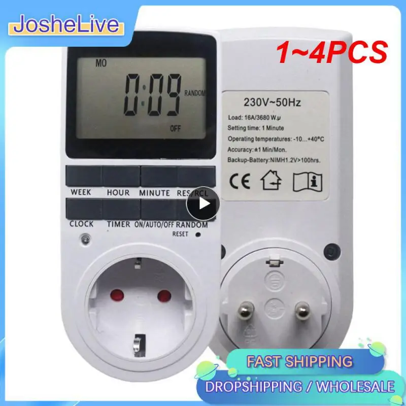 

1-4 шт., электронный программируемый таймер на 12/24 часов