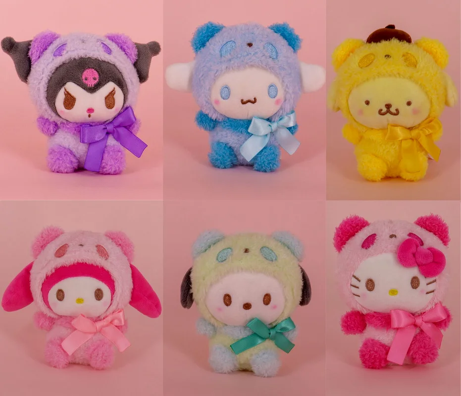 

Подвеска плюшевая в японском стиле, подвеска Sanrio Kulomi Melody Jade Guigou, 10 см