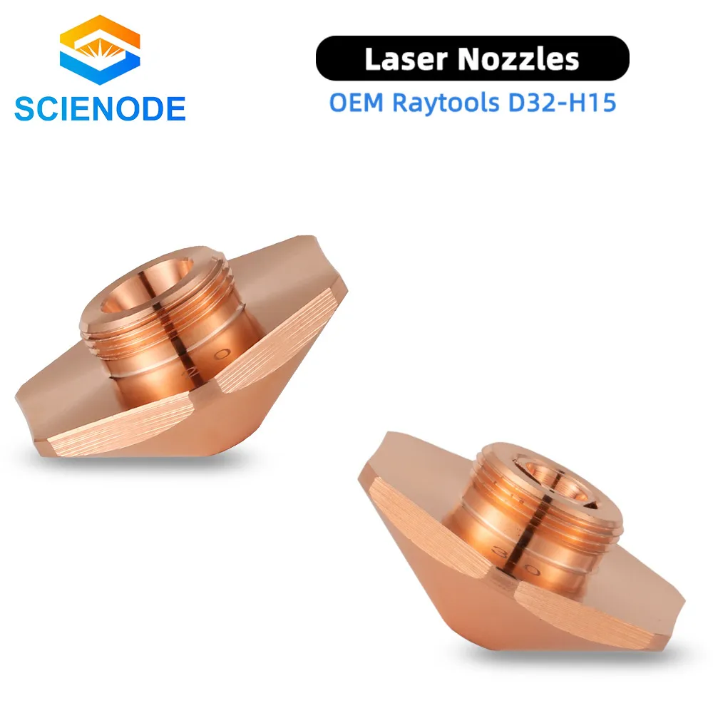 Scienode Bodor лазерные сопла один двухслойный диаметр 32 мм H15 Калибр 0 8-4 для Raytools