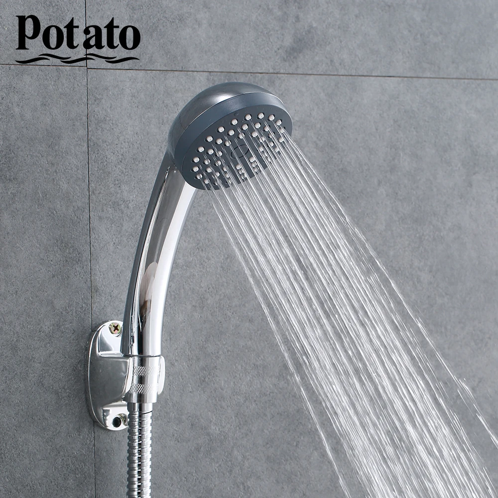 potato bathtub faucet shower head zinc alloy body chrome outlet pipe bathroom shower faucet p22214 free global shipping