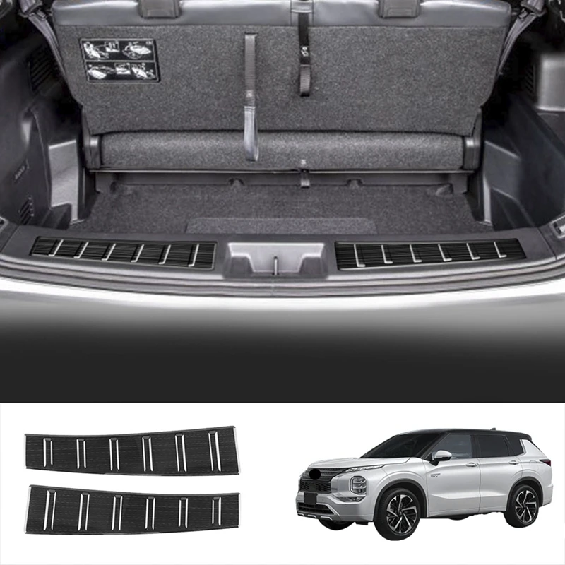 

Car Trunk Door Guard Strips Sill Plate Protector Rear Bumper Guard Trim Strip For Mitsubishi Outlander 2022+