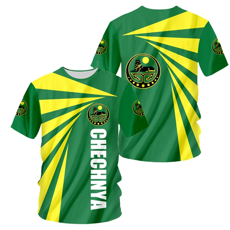 

Kaucasian Chetchen 3D T-shirt grozny T-shirt with Argun Gudermes printed on it
