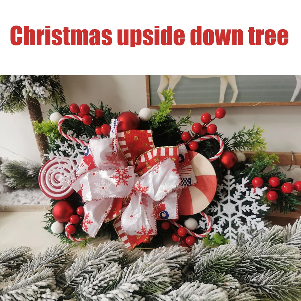 

Рождественская яркая елка, многоразовая передняя дверь декоративный венок, изысканная Рождественская гирлянда, реквизит для Витрины Магаз...