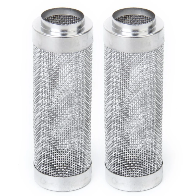 

HOT SALE 2X Aquarium Fish Tank Fish/Shrimp Mesh Net Filter Guard Stainless Steel Silver---16Mm