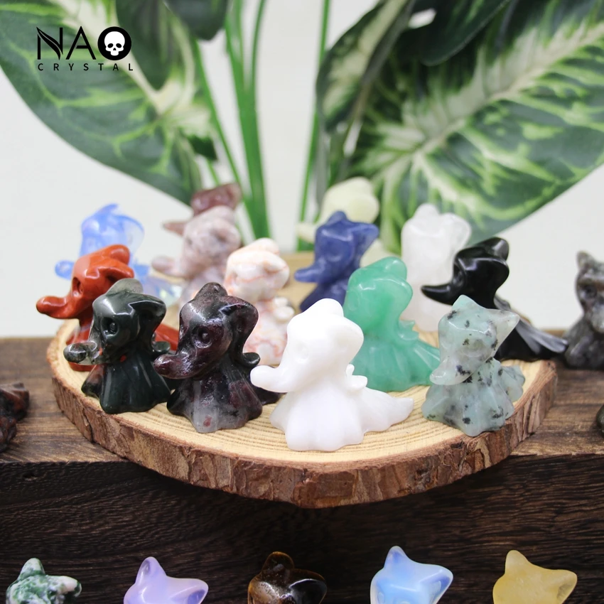 

Статуя призрака собаки 1,5 дюйма, украшение для дома, ручная работа, драгоценный камень, подарок на Хэллоуин, исцеляющая Хрустальная Фигурка животного, ремесла, украшение для офиса