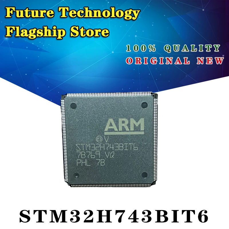 

New STM32H743IGT6 745IIT6 747BIT6 753 755 757 chip QFP176 208