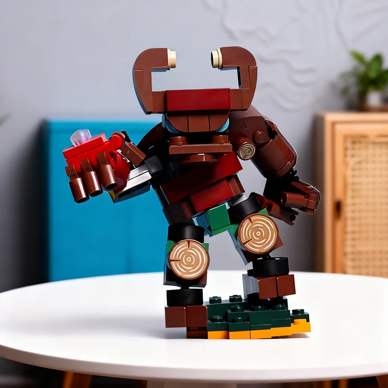 Фото 316 деталей MOC Skylanders: Модель-конструктор «Древесный Рекс» для игр и демонстраций, научно-фантастическая пиратская крепость, игрушка-подарок №1