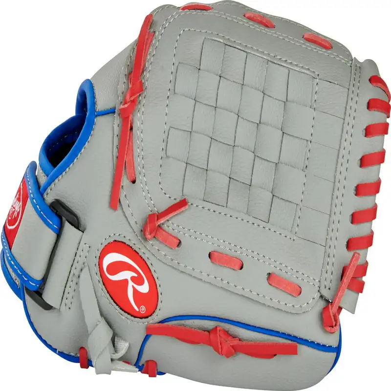 

Бейсбольные перчатки серии игроков, серые/синие/красные, 11,5 дюйма, правая рука