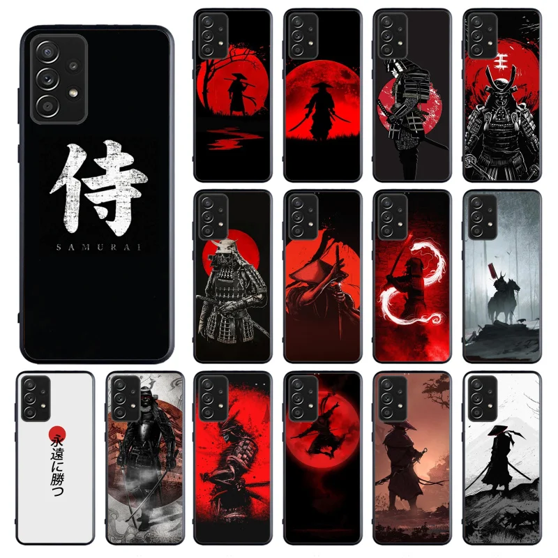

Samurai oni mask Phone Case for Samsung Galaxy A13 A22 A32 A71 A33 A52 A53 A72 A73 A51 A31 A23 A34 A54 A52 A53S Coque Case