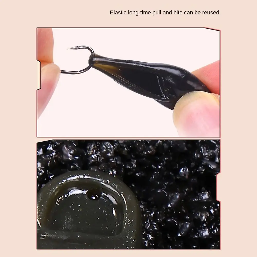 Короповые волосы Zig Rig Method Улитка Мягкая приманка Рыболовная кормушка Метод фидер