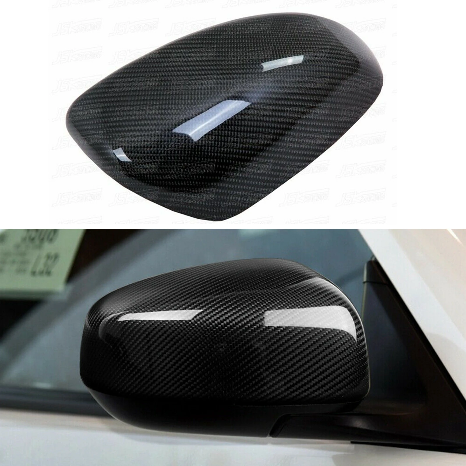 

Car Carbon Fiber Side Mirrors Cover For Nissa 370Z Z34 2009-2015 2010 2011 2012 2013 2014(JSKNS7Z09022)