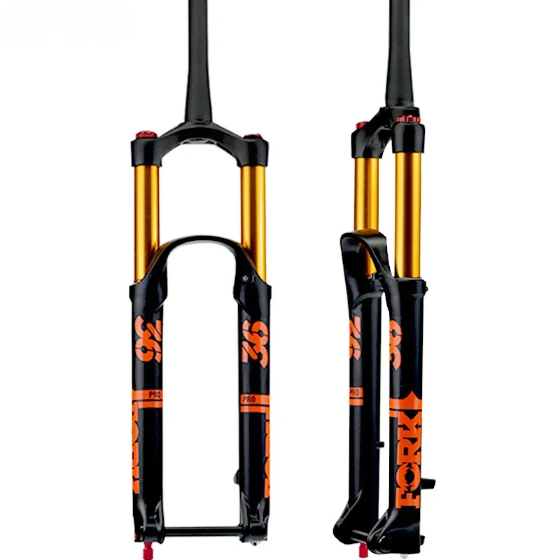 27.5/29cm mountain bike barrel shaft front fork open 36/38 inner tube 15*110 damping turtle and rabbit adjustment air